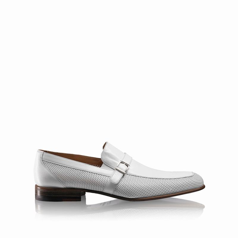 Mocassins Russell And Bromley Charisma Masculino Branco | VKQ654IJ