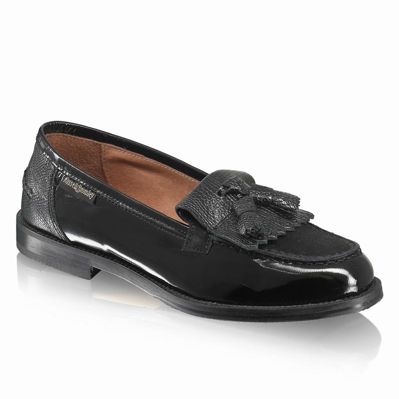 Mocassins Russell And Bromley Chester Feminino Pretas | LQG2184ZT