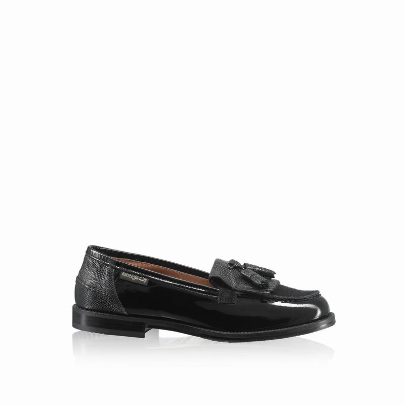 Mocassins Russell And Bromley Chester Feminino Pretas | LQG2184ZT