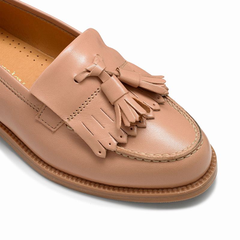 Mocassins Russell And Bromley Chester Feminino Rosa | ZJT3260CO