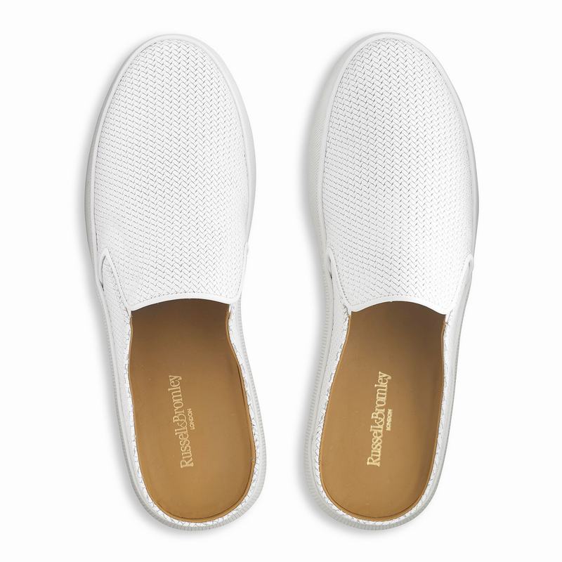 Mocassins Russell And Bromley Clearcut M Masculino Branco | ILM5787HM