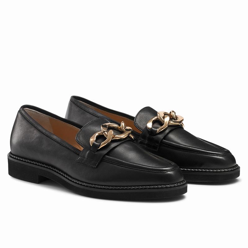 Mocassins Russell And Bromley Cleopatra Feminino Pretas | CME6710XV