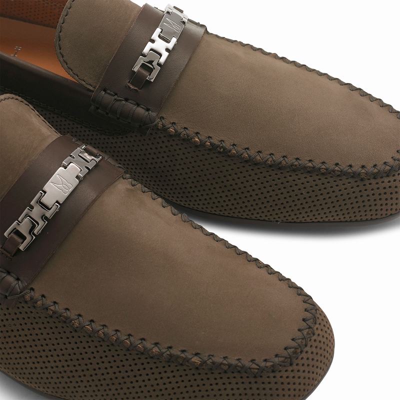 Mocassins Russell And Bromley Crossover Masculino Caqui | FRC9550QV