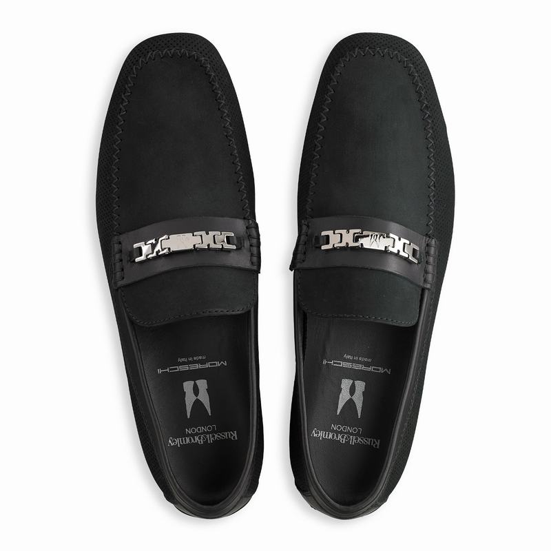 Mocassins Russell And Bromley Crossover Masculino Pretas | YUM1035GP