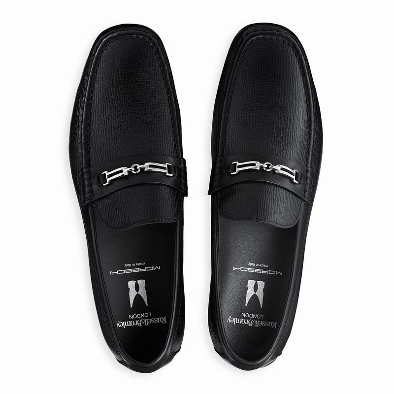 Mocassins Russell And Bromley Data Masculino Pretas | VAG8158OC