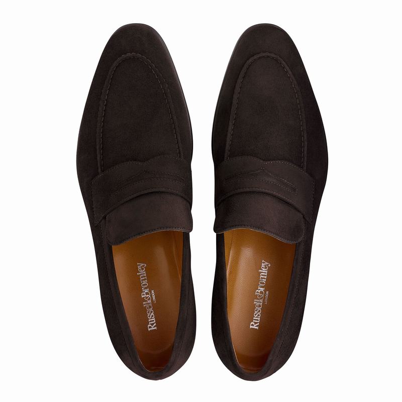 Mocassins Russell And Bromley Denver Masculino Marrom | JLF347UW