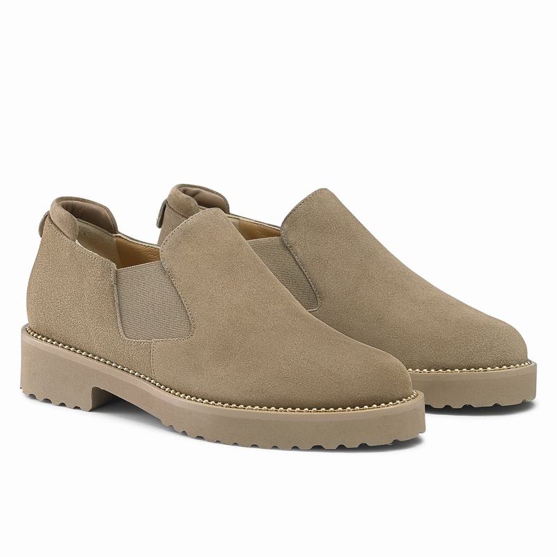 Mocassins Russell And Bromley Grid Feminino Marrom | ZGG4582TE