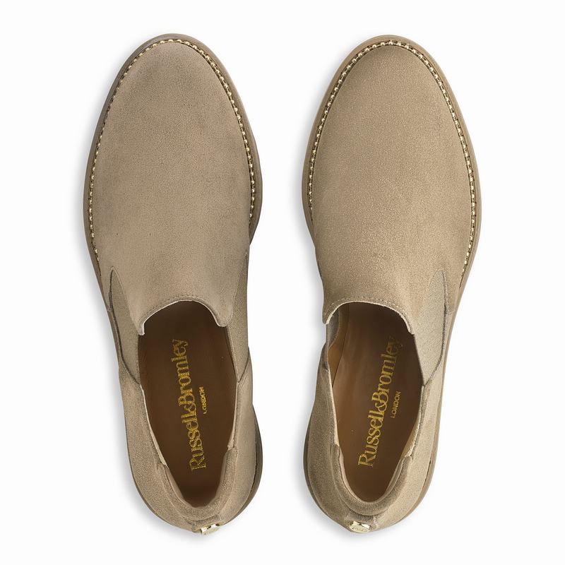 Mocassins Russell And Bromley Grid Feminino Marrom | ZGG4582TE