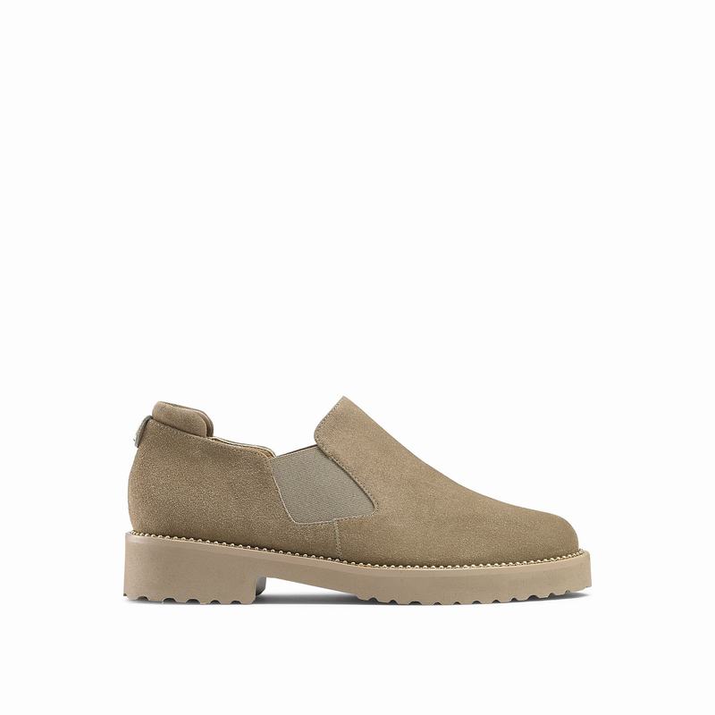 Mocassins Russell And Bromley Grid Feminino Marrom | ZGG4582TE