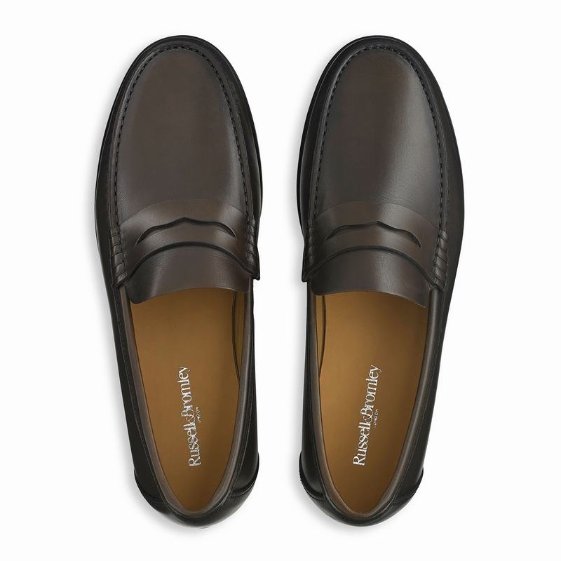 Mocassins Russell And Bromley Hard Wear Masculino Marrom | GAB750CC