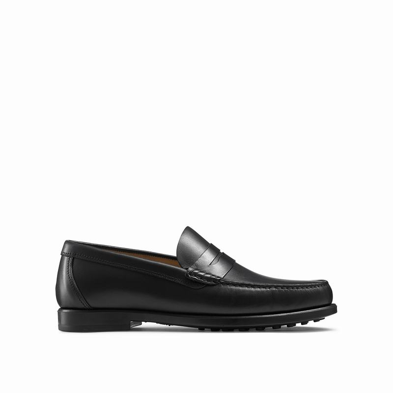 Mocassins Russell And Bromley Hard Wear Masculino Pretas | GHH1325RN