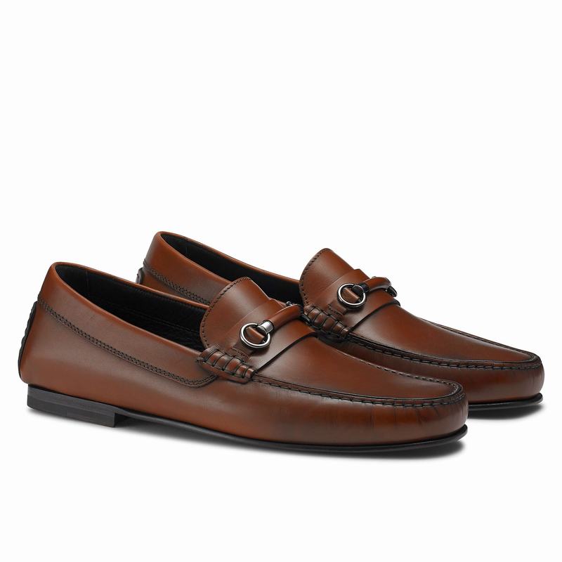 Mocassins Russell And Bromley Jet Set Masculino Marrom | VNU7622NR