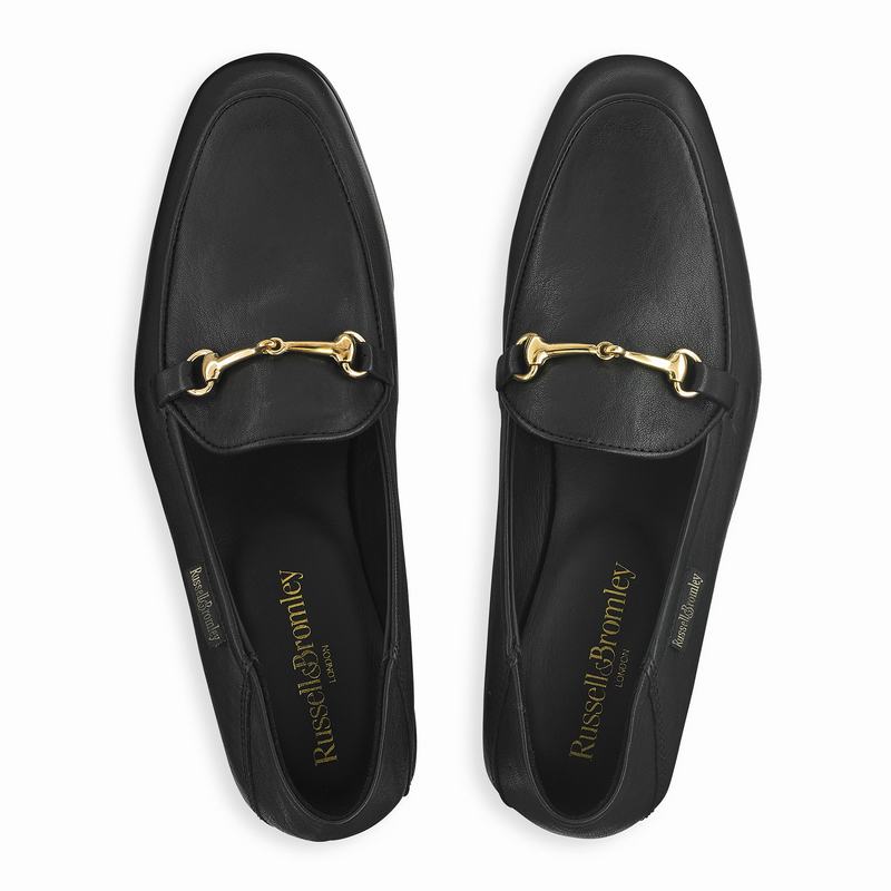 Mocassins Russell And Bromley Loafer Feminino Pretas | JFC7195RT