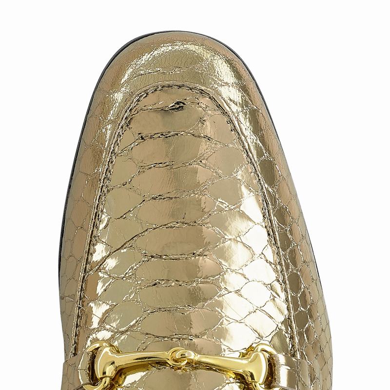 Mocassins Russell And Bromley Loafer Feminino Metallic | RSQ4637DS