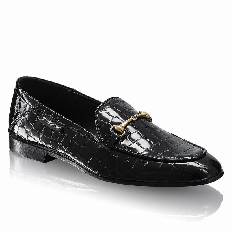 Mocassins Russell And Bromley Loafer Feminino Pretas | VIH8087QK