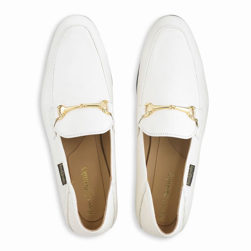 Mocassins Russell And Bromley Loafer M Masculino Branco | TWN6943TX