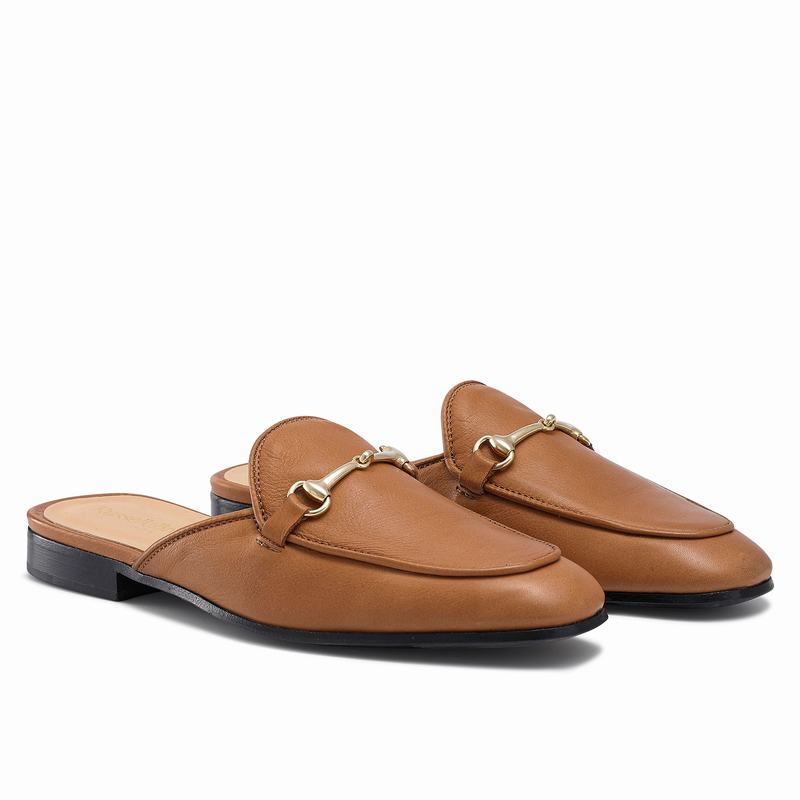 Mocassins Russell And Bromley Loafermule Feminino Marrom | EJJ4482NS