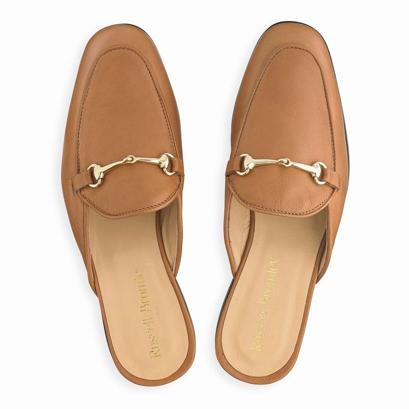 Mocassins Russell And Bromley Loafermule Feminino Marrom | EJJ4482NS