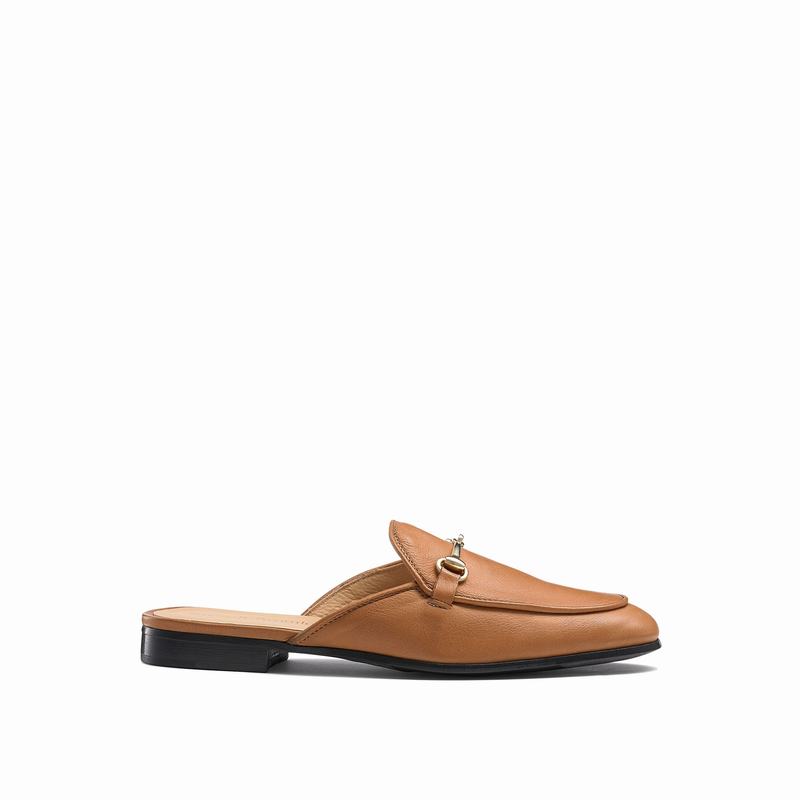 Mocassins Russell And Bromley Loafermule Feminino Marrom | EJJ4482NS