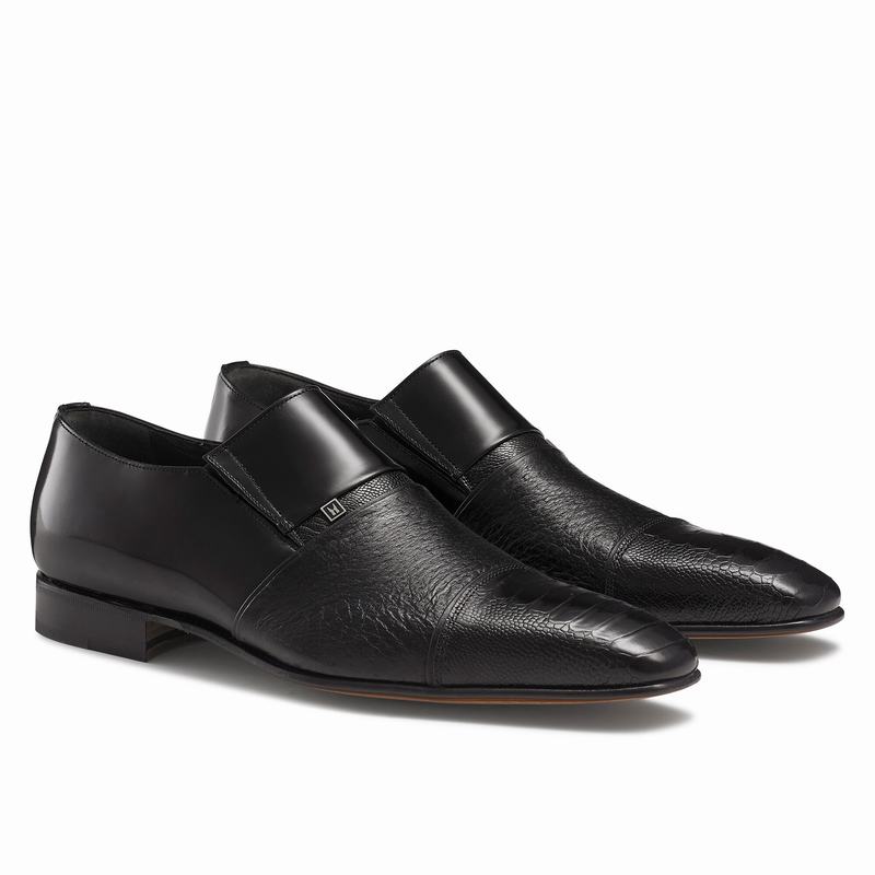 Mocassins Russell And Bromley Lugano Masculino Pretas | WNR9417GW