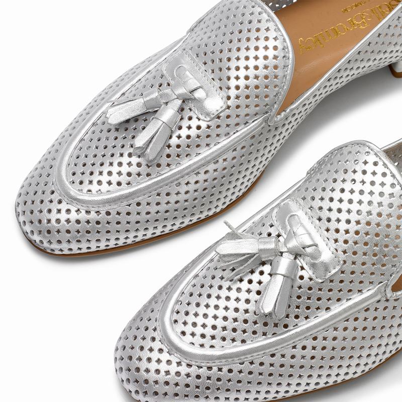 Mocassins Russell And Bromley Perfect Feminino Metallic | KKN9814AE