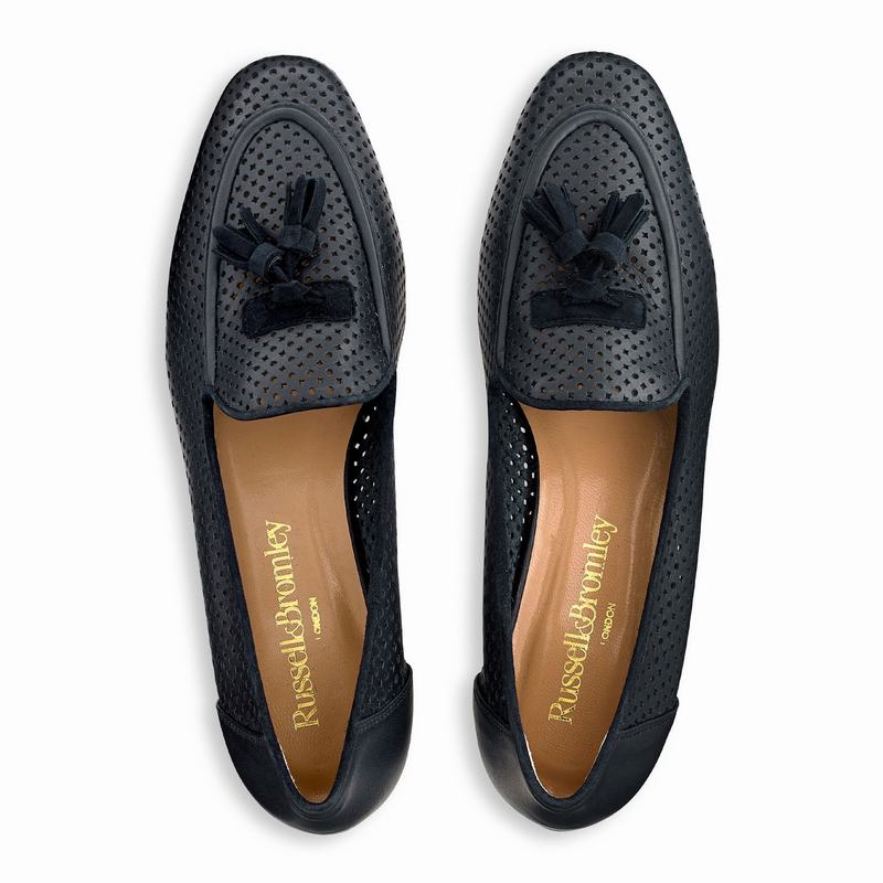 Mocassins Russell And Bromley Perfect Feminino Azuis | KQQ485DS