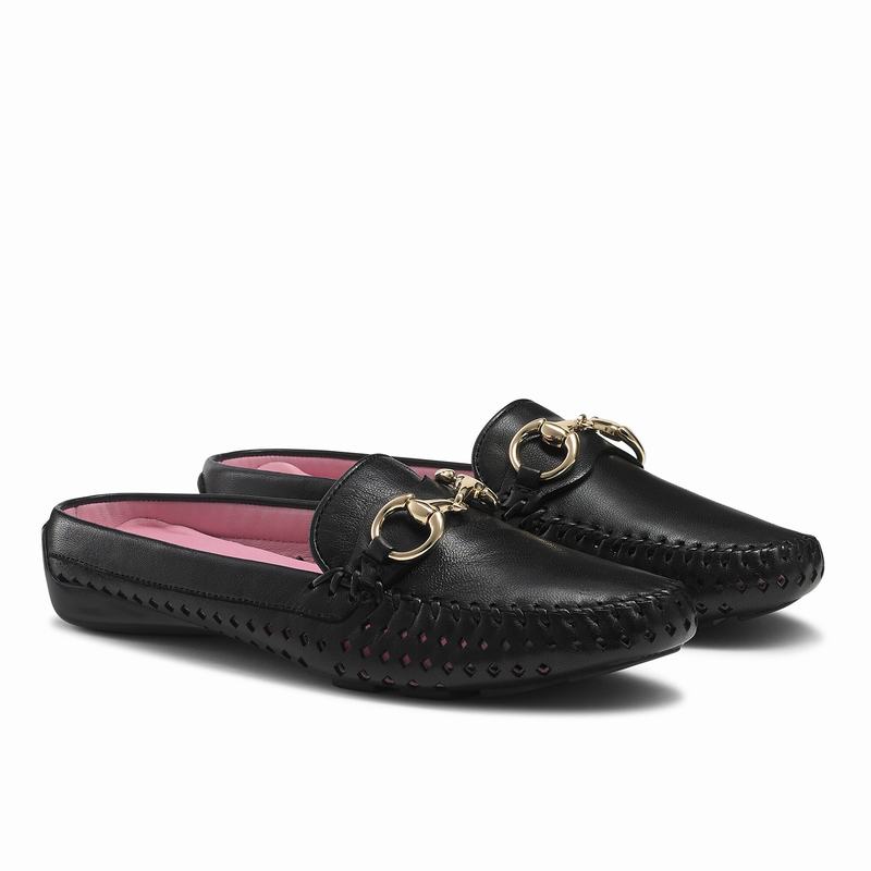 Mocassins Russell And Bromley Perlamule Feminino Pretas | MIB7962TU