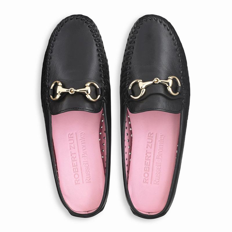 Mocassins Russell And Bromley Perlamule Feminino Pretas | MIB7962TU