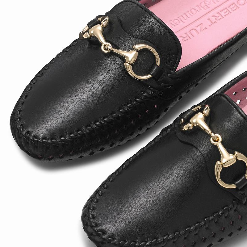 Mocassins Russell And Bromley Perlamule Feminino Pretas | MIB7962TU