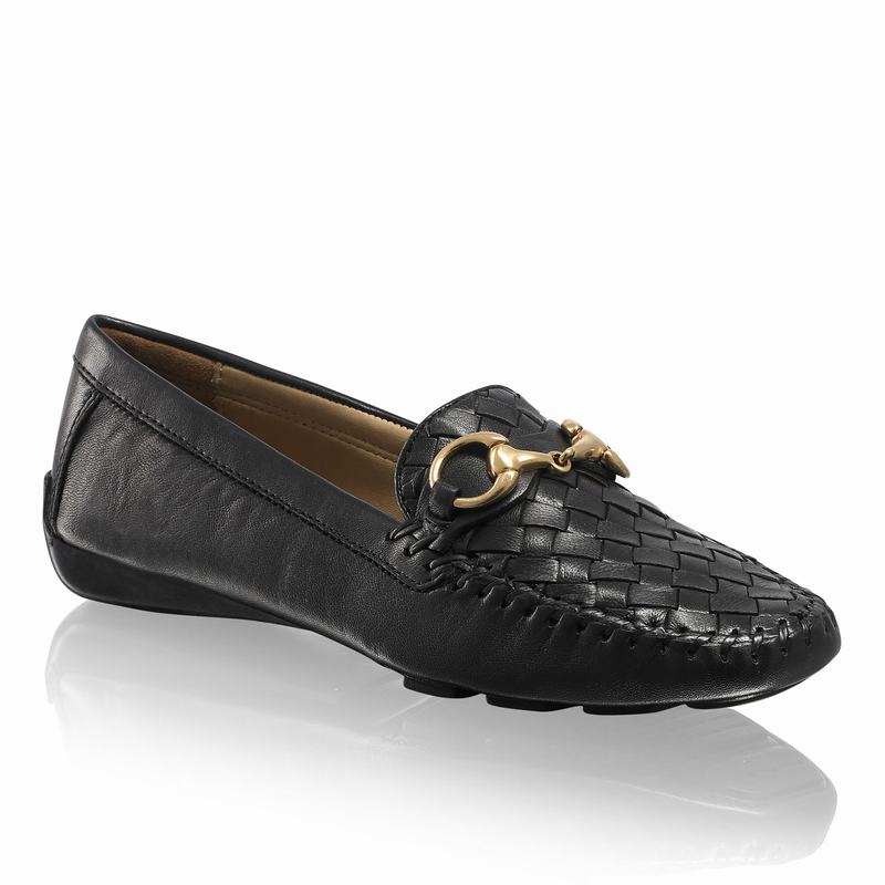 Mocassins Russell And Bromley Perlata Feminino Pretas | IVB6018LL