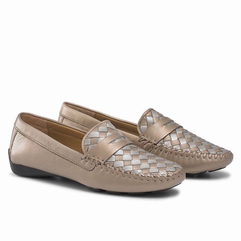 Mocassins Russell And Bromley Petra Feminino Metallic | ZSZ9553CN