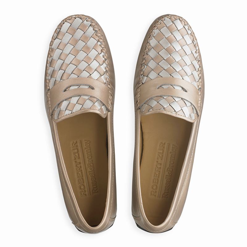 Mocassins Russell And Bromley Petra Feminino Metallic | ZSZ9553CN