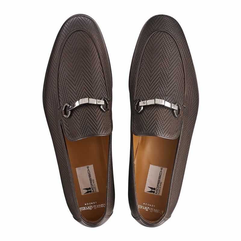 Mocassins Russell And Bromley Pluto Masculino Marrom | GLD8983OS