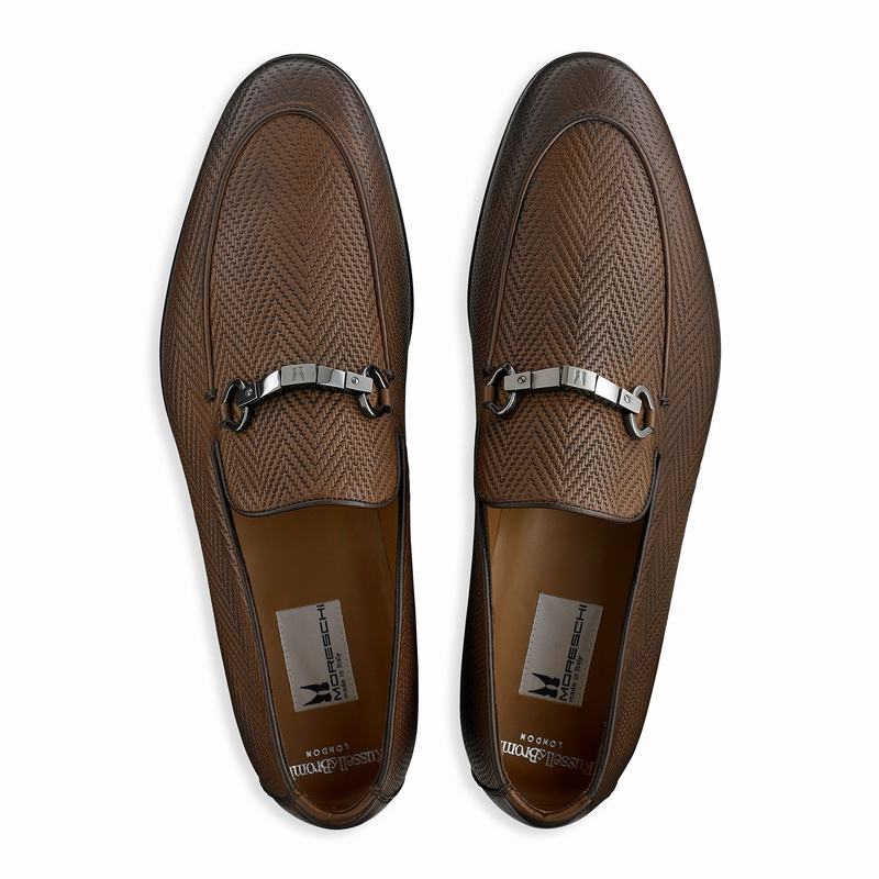 Mocassins Russell And Bromley Pluto Masculino Marrom | KYW447RS