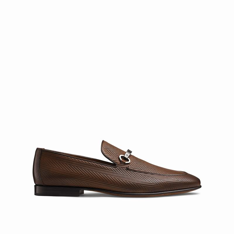 Mocassins Russell And Bromley Pluto Masculino Marrom | KYW447RS