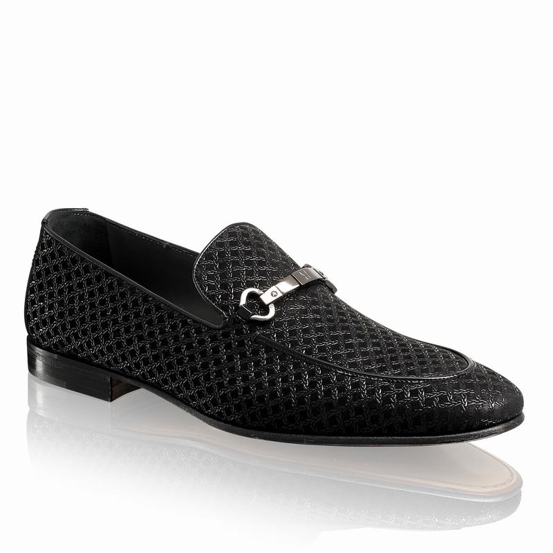 Mocassins Russell And Bromley Pluto Masculino Pretas | UHA938MZ