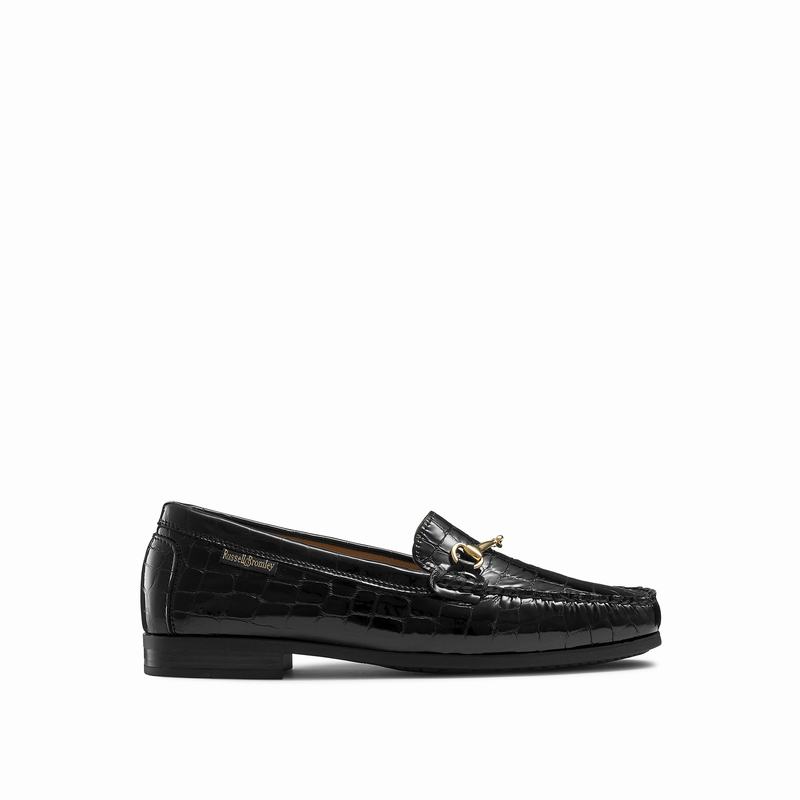 Mocassins Russell And Bromley Poshmoc Feminino Pretas | ESU420OP