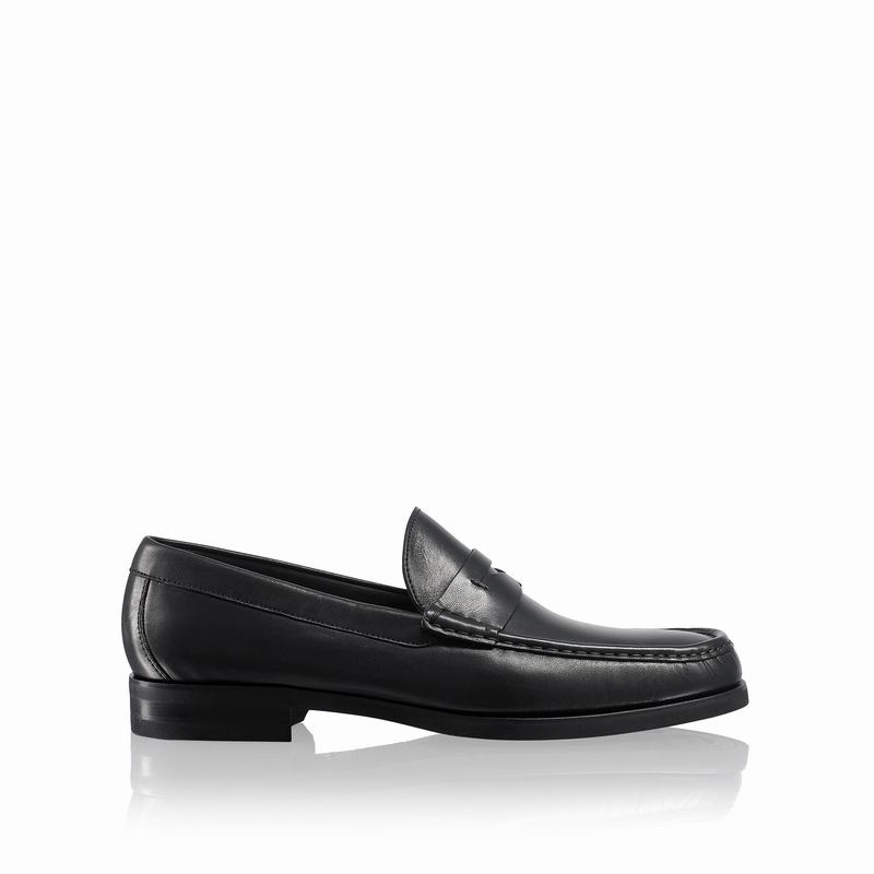 Mocassins Russell And Bromley Saturn Masculino Pretas | HTD887WZ