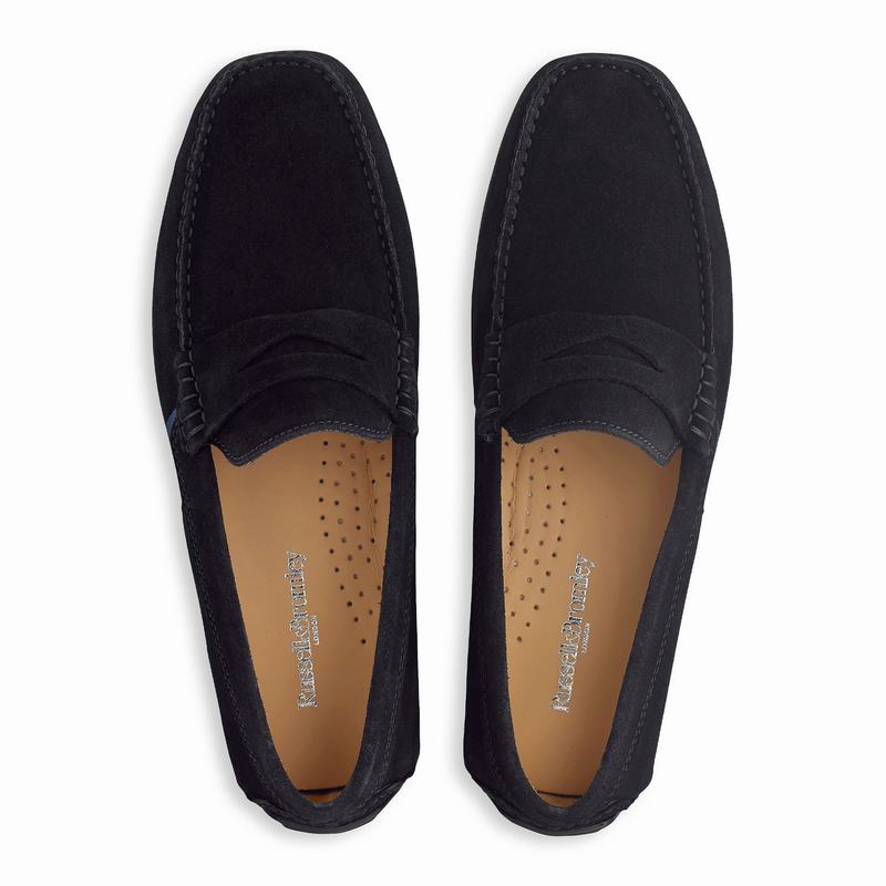 Mocassins Russell And Bromley Soft Wear Masculino Pretas | NSU8331HA