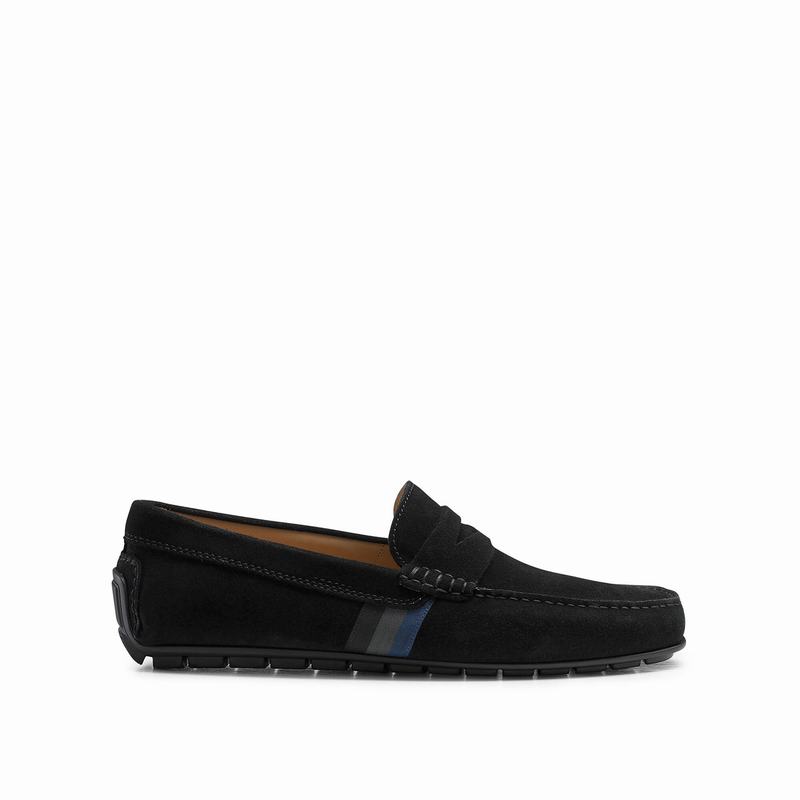 Mocassins Russell And Bromley Soft Wear Masculino Pretas | NSU8331HA