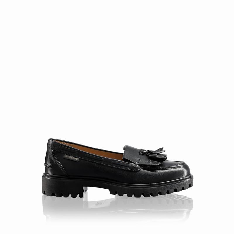 Mocassins Russell And Bromley Winchester Feminino Pretas | VOO9163CZ