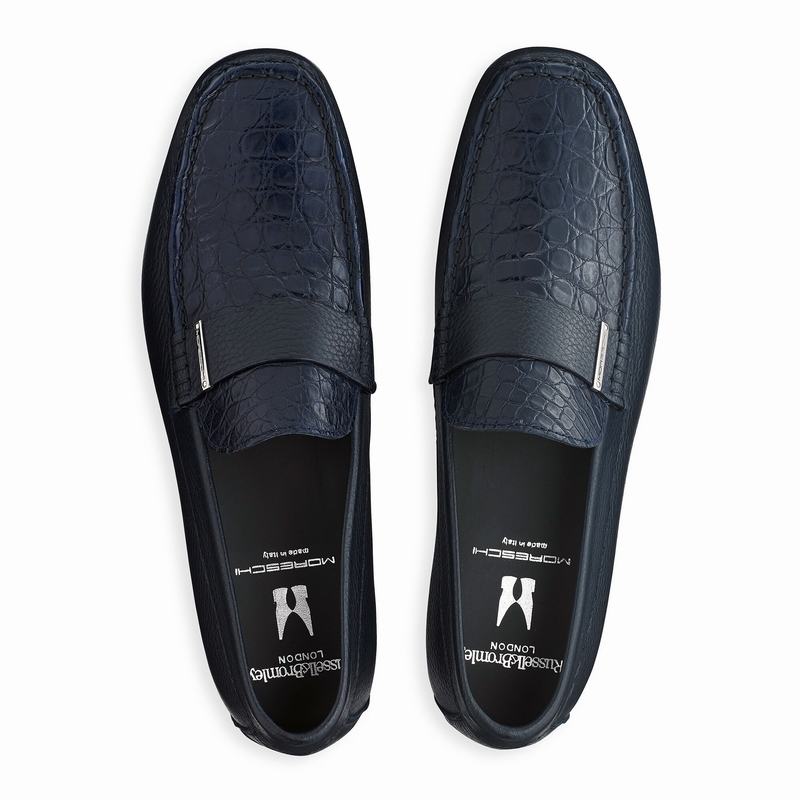 Mocassins Russell And Bromley Yoga Masculino Azuis | NWJ2520DT