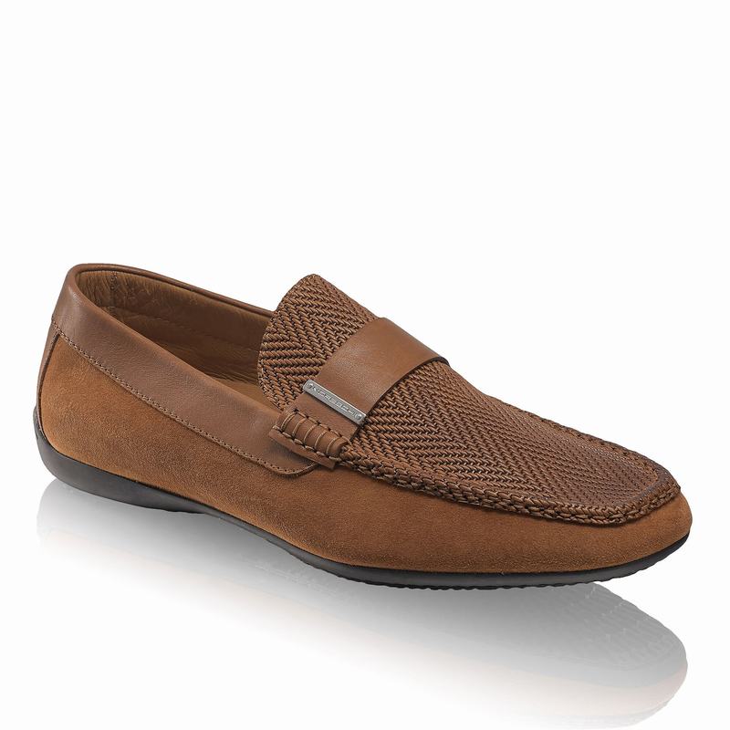 Mocassins Russell And Bromley Yoga Masculino Marrom | YME2238BW