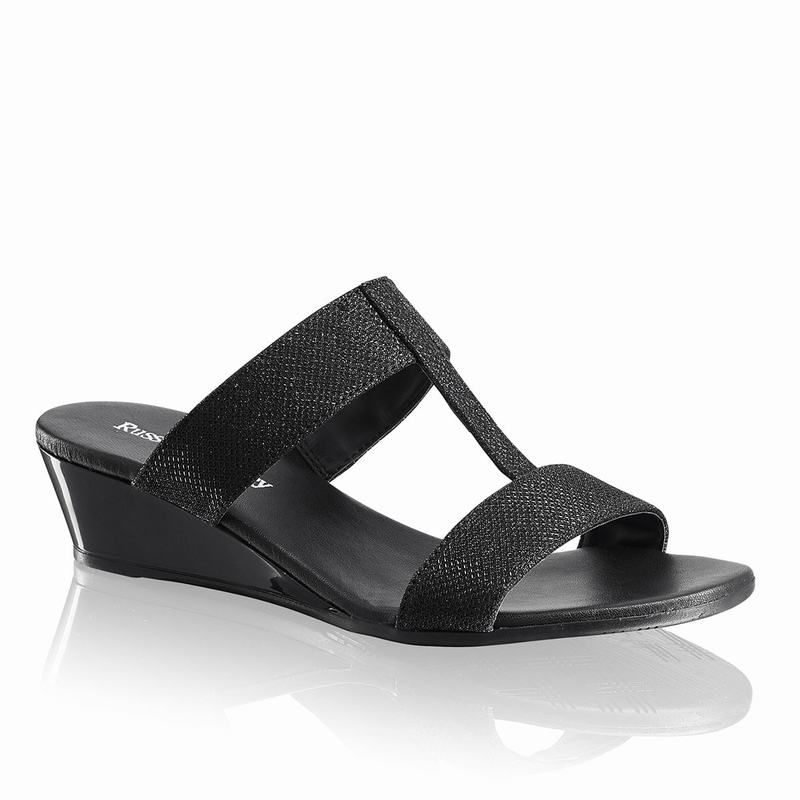 Sandalias Cunha Russell And Bromley Bellina Feminino Pretas | SWE3415WD