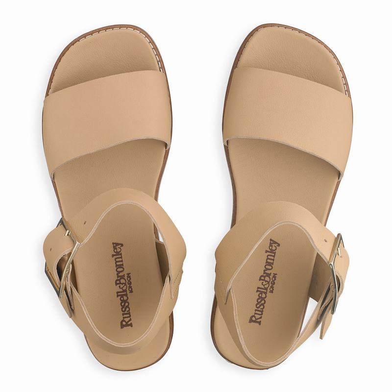 Sandalias Cunha Russell And Bromley Boston Feminino Marrom | YGZ9152DE