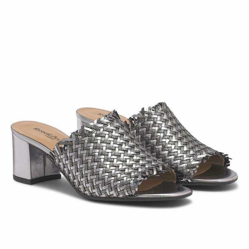 Sandalias Cunha Russell And Bromley Libertymid Feminino Metallic | QFZ1636GO