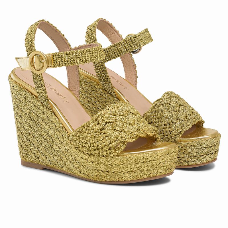 Sandalias Cunha Russell And Bromley Luxor Feminino Metallic | ZSL3990WC