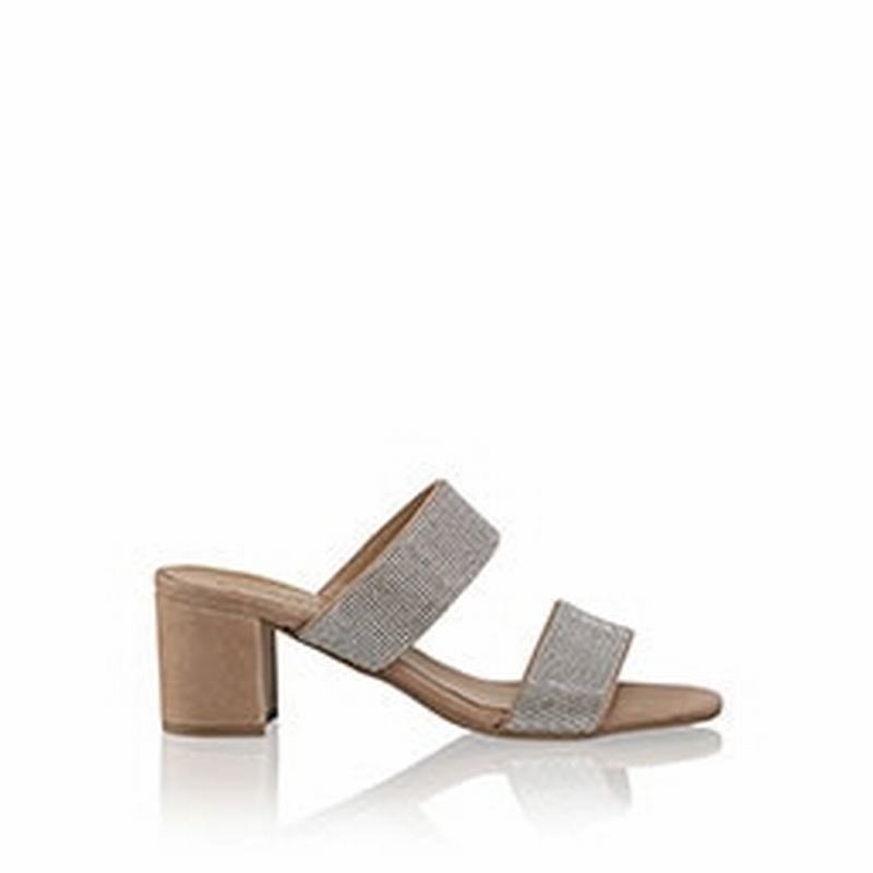 Sandalias Cunha Russell And Bromley Plaza Medio Feminino Marrom | BLA7833YD