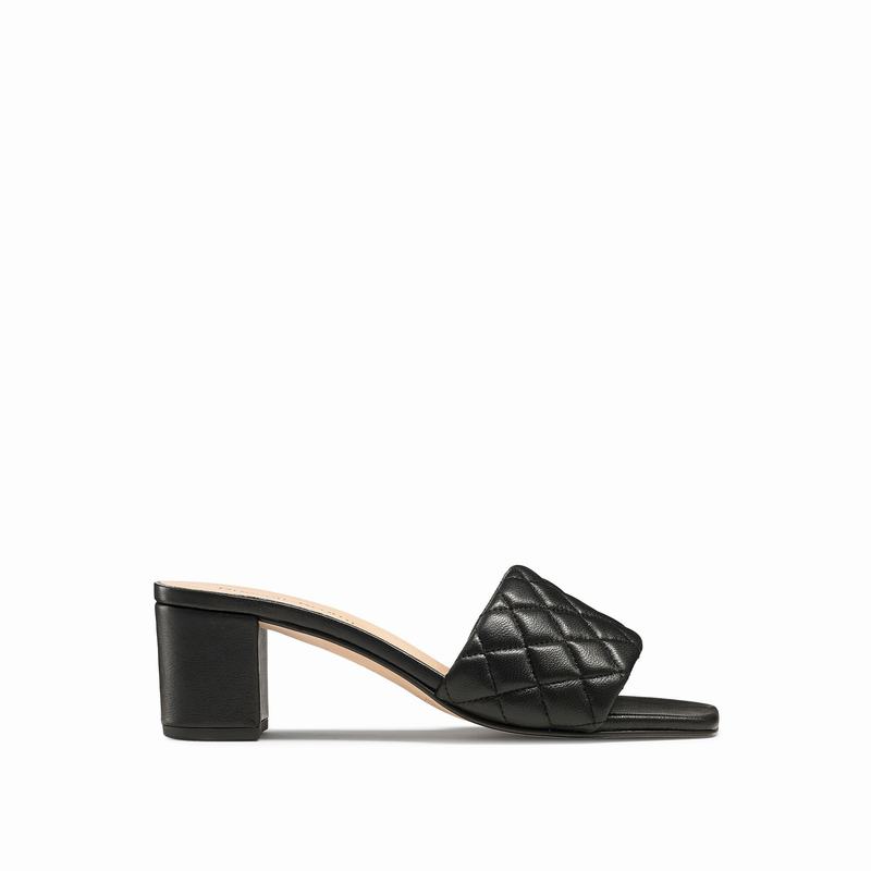 Sandalias Cunha Russell And Bromley Quiltbloc Feminino Pretas | NBH8816PP