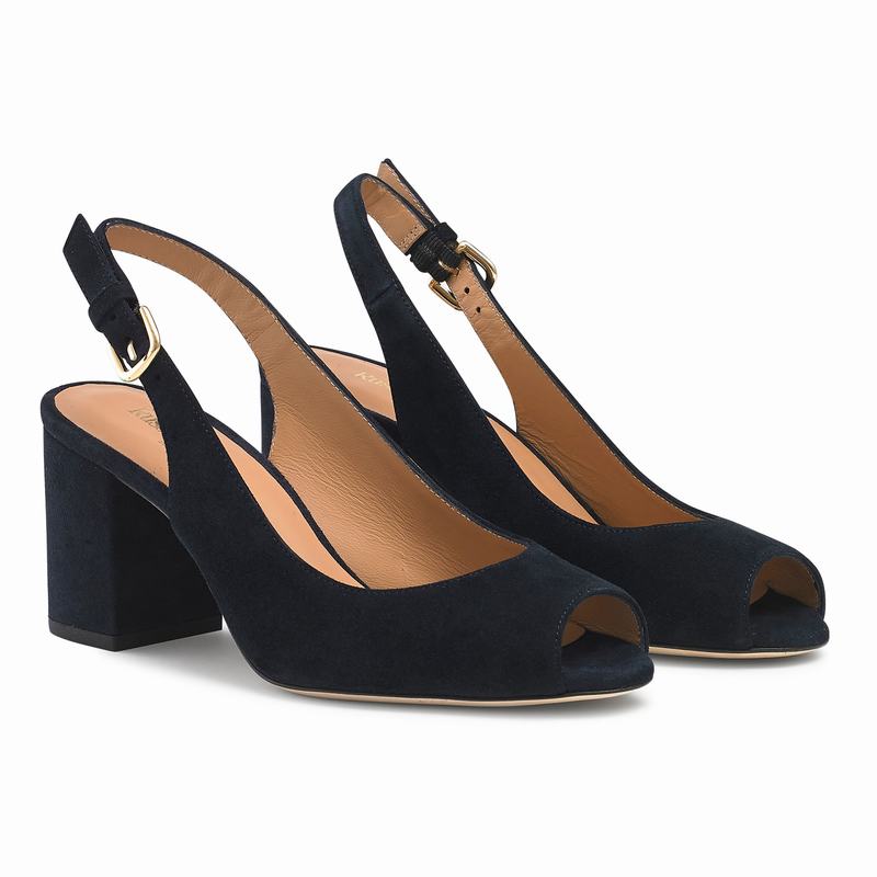 Sandalias Cunha Russell And Bromley Sandown Feminino Azuis | GQE9558CI